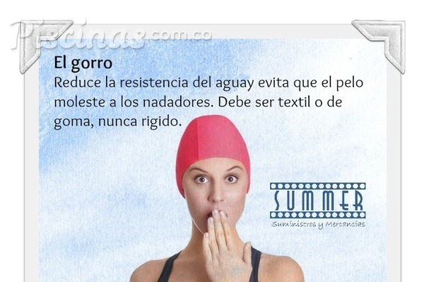 Gorros para hotsell piscina en licra
