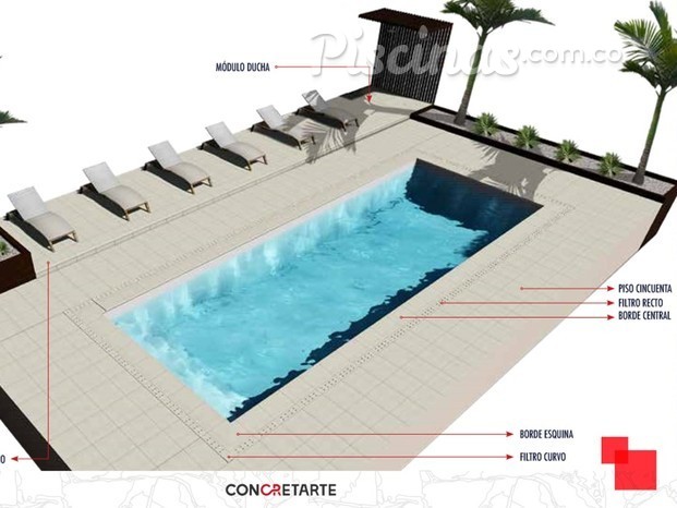 Modelo piscina 1 aplicación