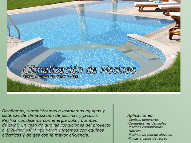 Climatización de piscinas